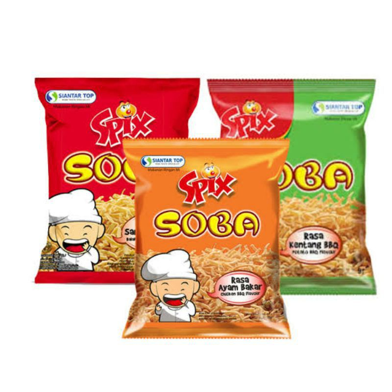 Jual ( BERKAH ) SOBA SPIX Mie Renceng 10 pcs x 17gr Spix Soba Mie ...