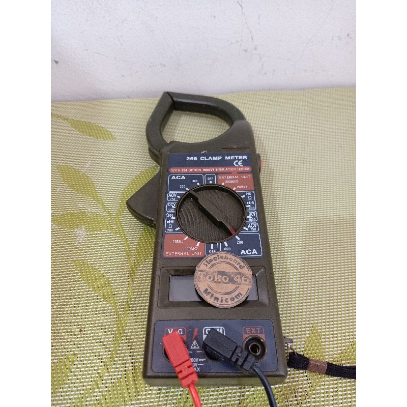 Jual Komponen Listrik Alat Industri Digital 266 Clamp Meter With 261