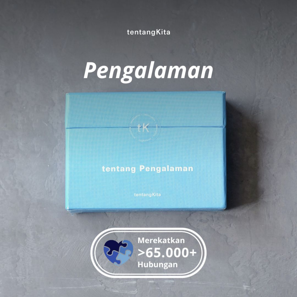 Jual tentangKita edisi Pengalaman I Permainan Kartu Pertanyaan Obrolan I Deep Talk Card Game I
