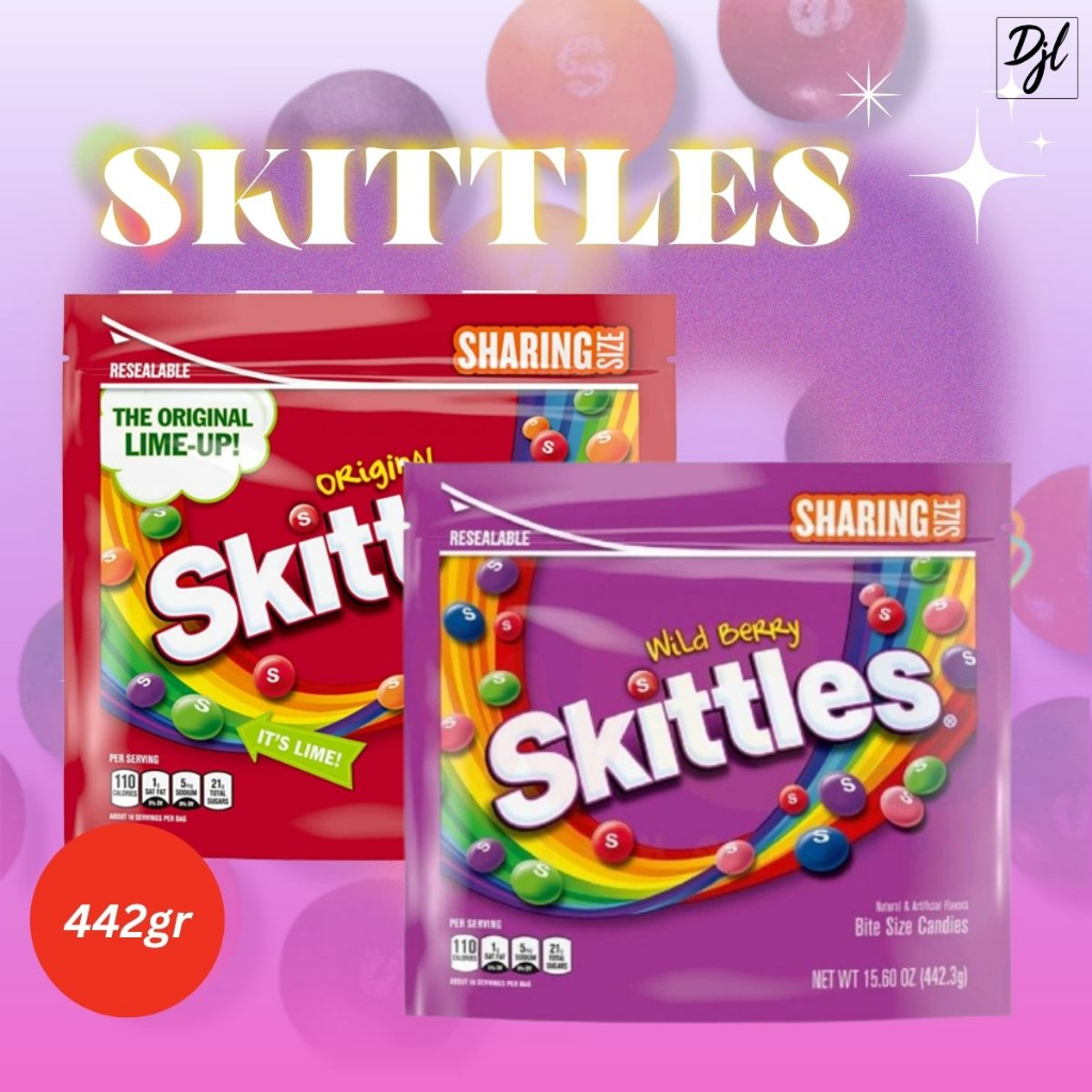 Jual Skittles Original Bite Size Candies 442.3g Permen Rasa Buah-buahan ...