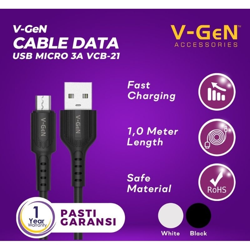 Jual Vgen Vcb Kabel Data Mikro A Fast Charging M Vcb Micro Usb Shopee Indonesia