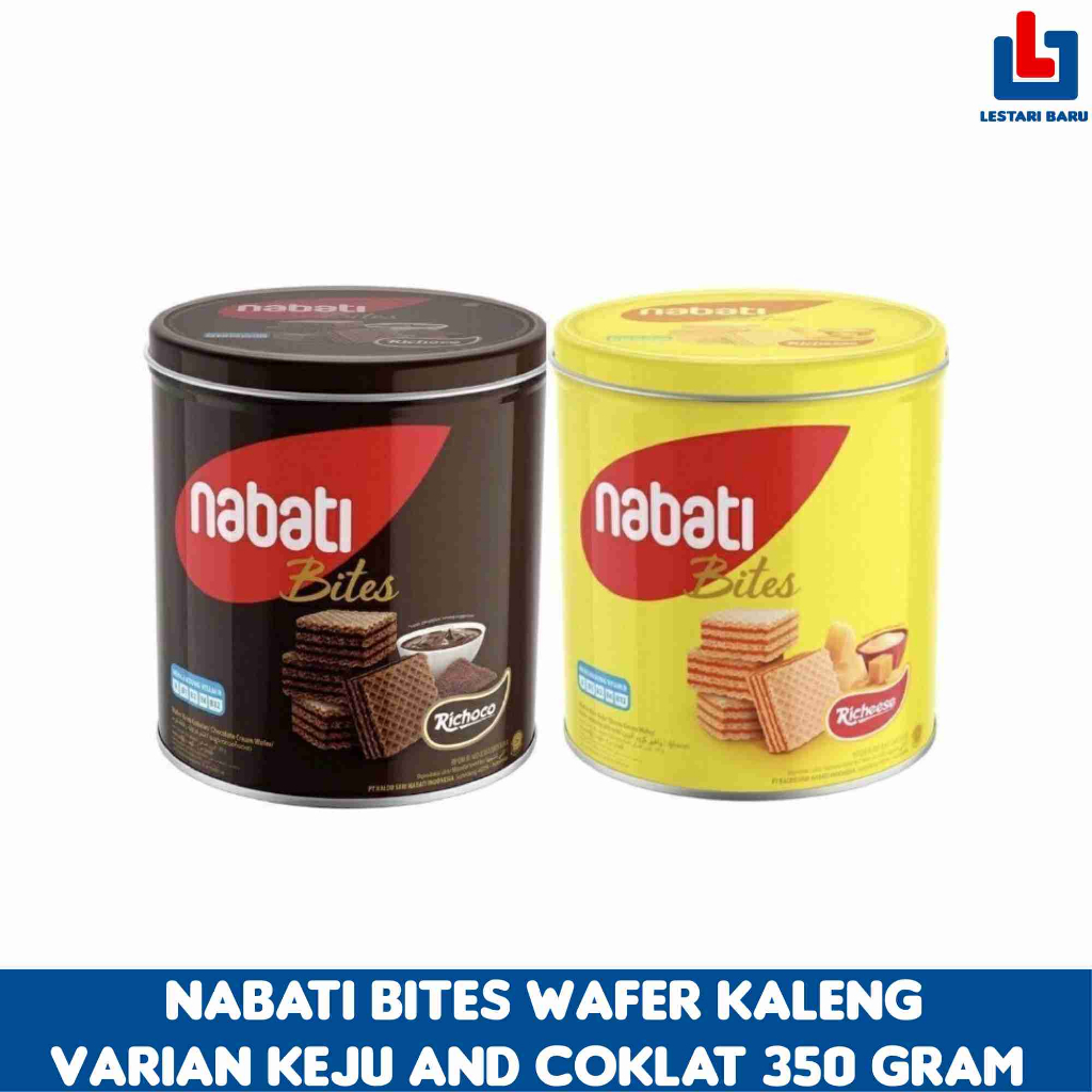 Jual Nabati Bites Wafer Kaleng Varian Keju & Coklat 240 Gram Edisi ...