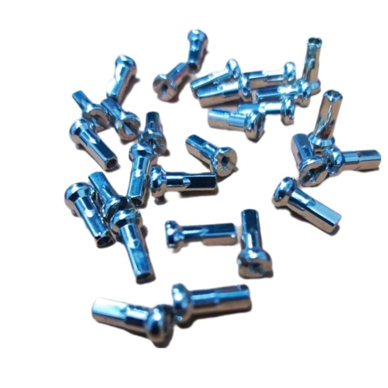 Jual Nepel ruji 14g panjang 12mm neple spoke 14g ht spoke niple jari ...