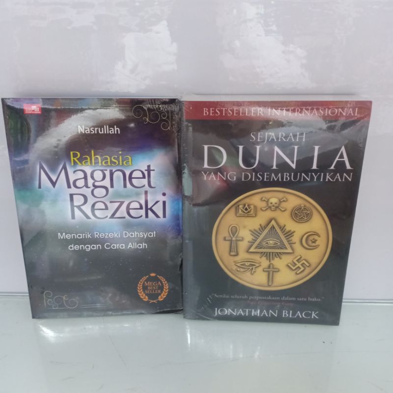 Jual Paket 2 buku rahasia magnet rezeki, dan sejarah dunia yang