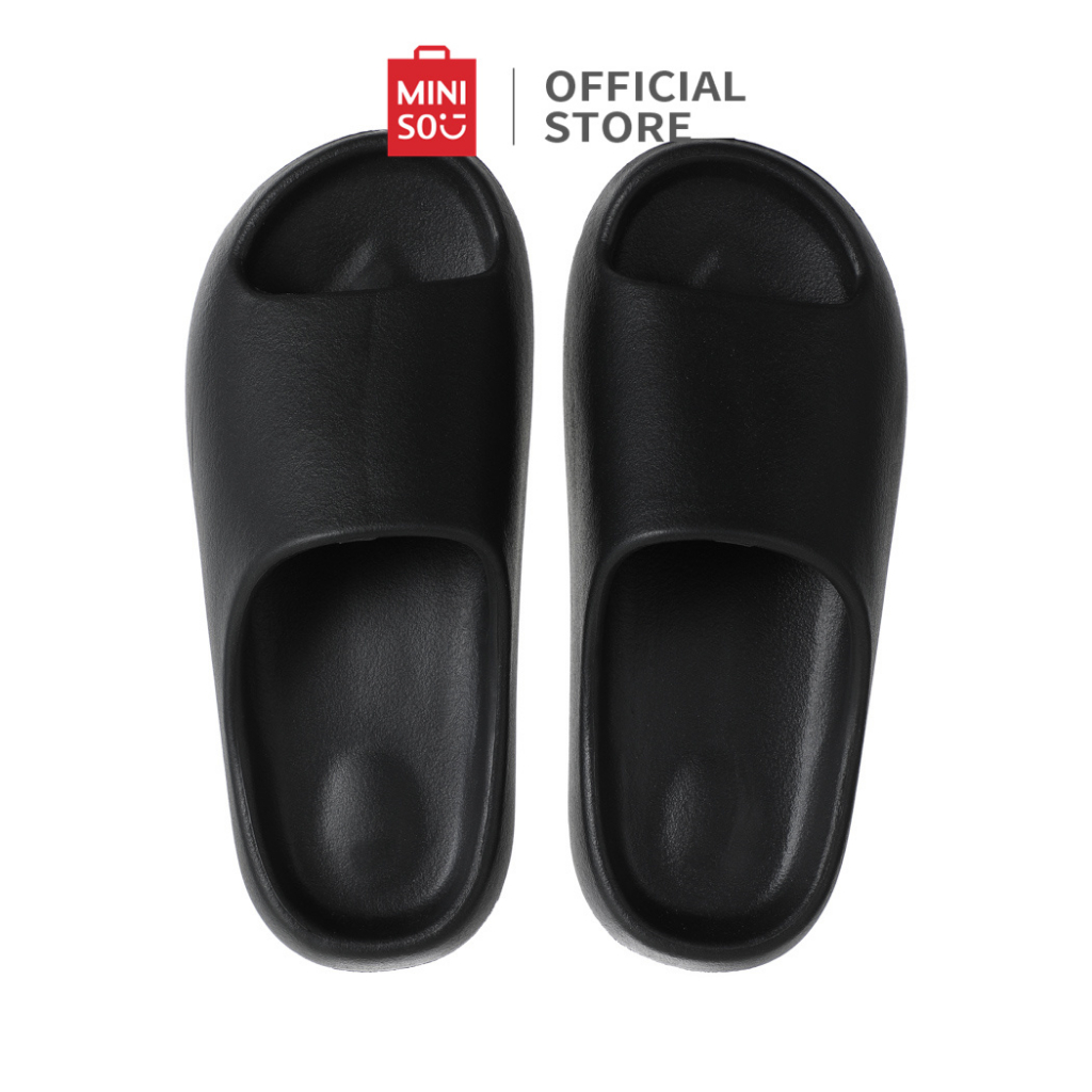 Jual Miniso Sandal Wanita Dan Pria Eva Flat Sandals Klasik Cushioned Thick Slipperproduk Cacat