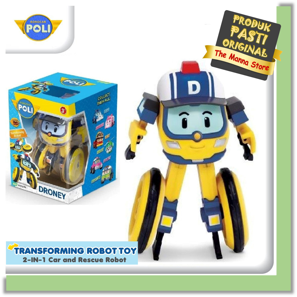 Robocar Poli Jual Transforming Robot Bucky 4