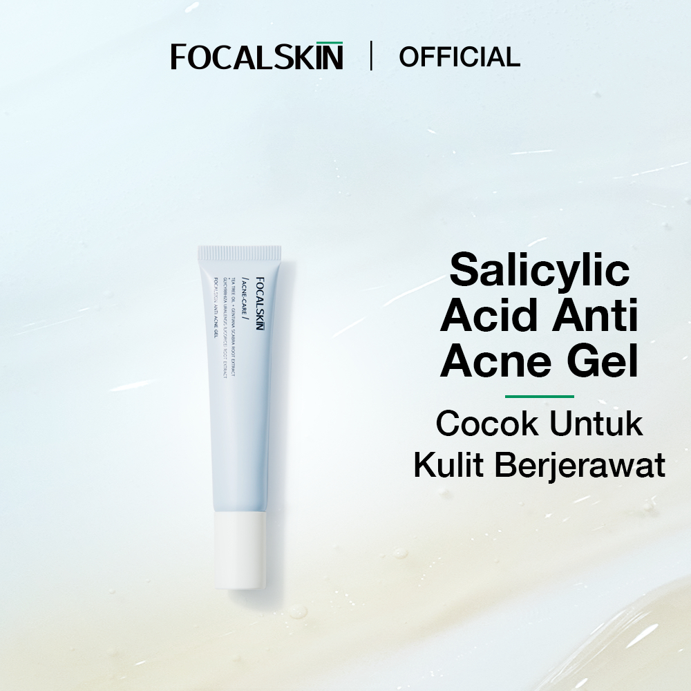 Jual Focalskin Salicylic Acid Acne Spot Cream Treatment 15g With Tea
