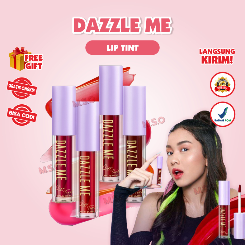 Jual DAZZLE ME InkLicious Lip Tint (BPOM) Long Lasting Waterproof