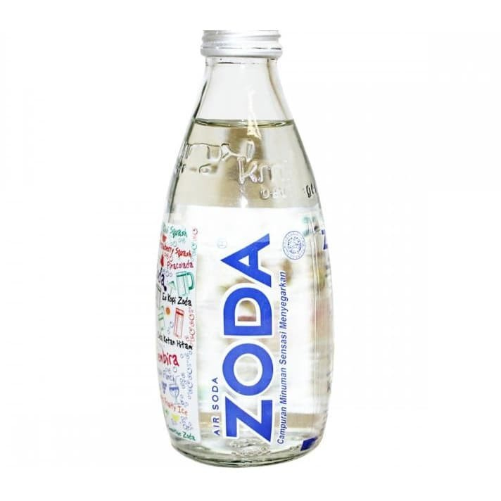 Jual Zoda Water Air Soda 250ml Botol Kaca Shopee Indonesia