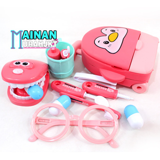 23cm Dentist Playdough Set Plush Toy Doctor Play Dough Kit Playset