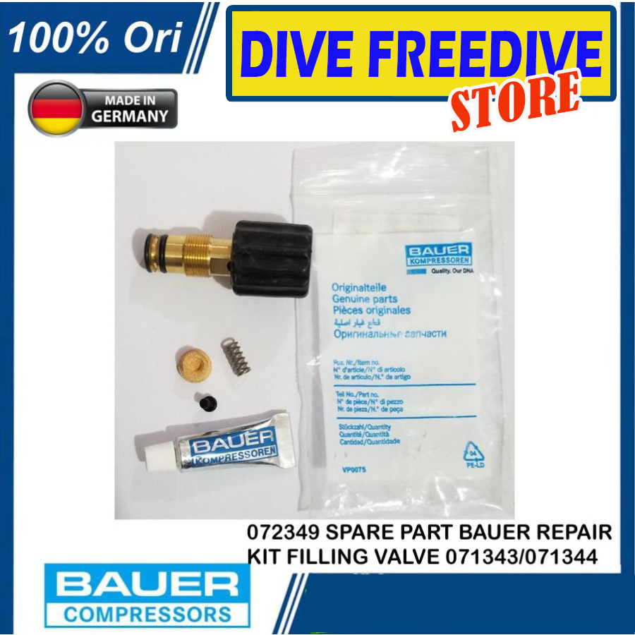 Jual 072349 Spare Part Compressor Bauer Repair Kit Filling Valve 071343
