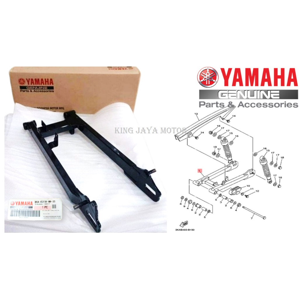 Jual Swing arm rxk rxking rx king original 3KA-F2110-00-33 | Shopee ...