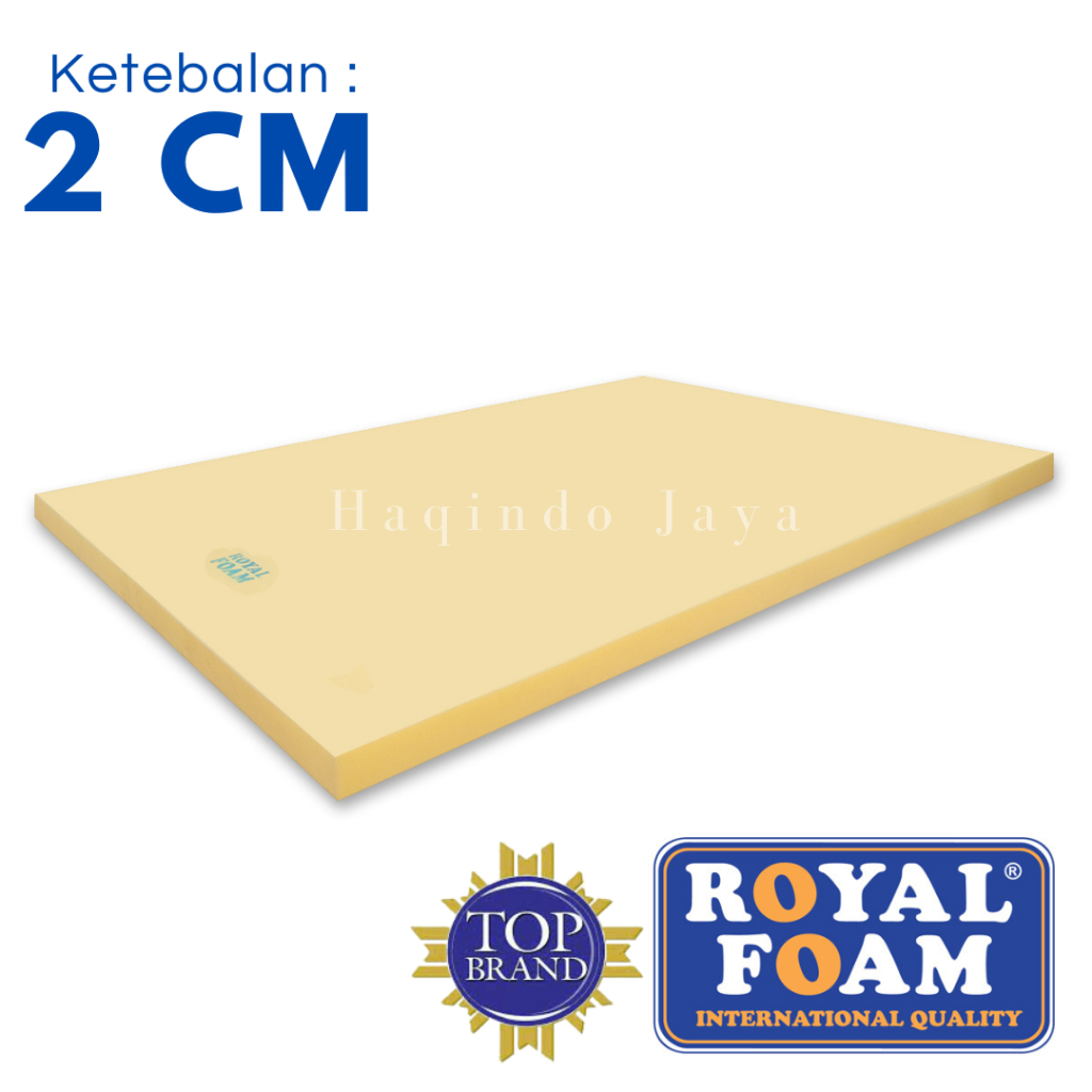 Jual ROYAL FOAM Busa Tebal 2cm 150x200cm Busa Surpet/Kasur Yellow ...