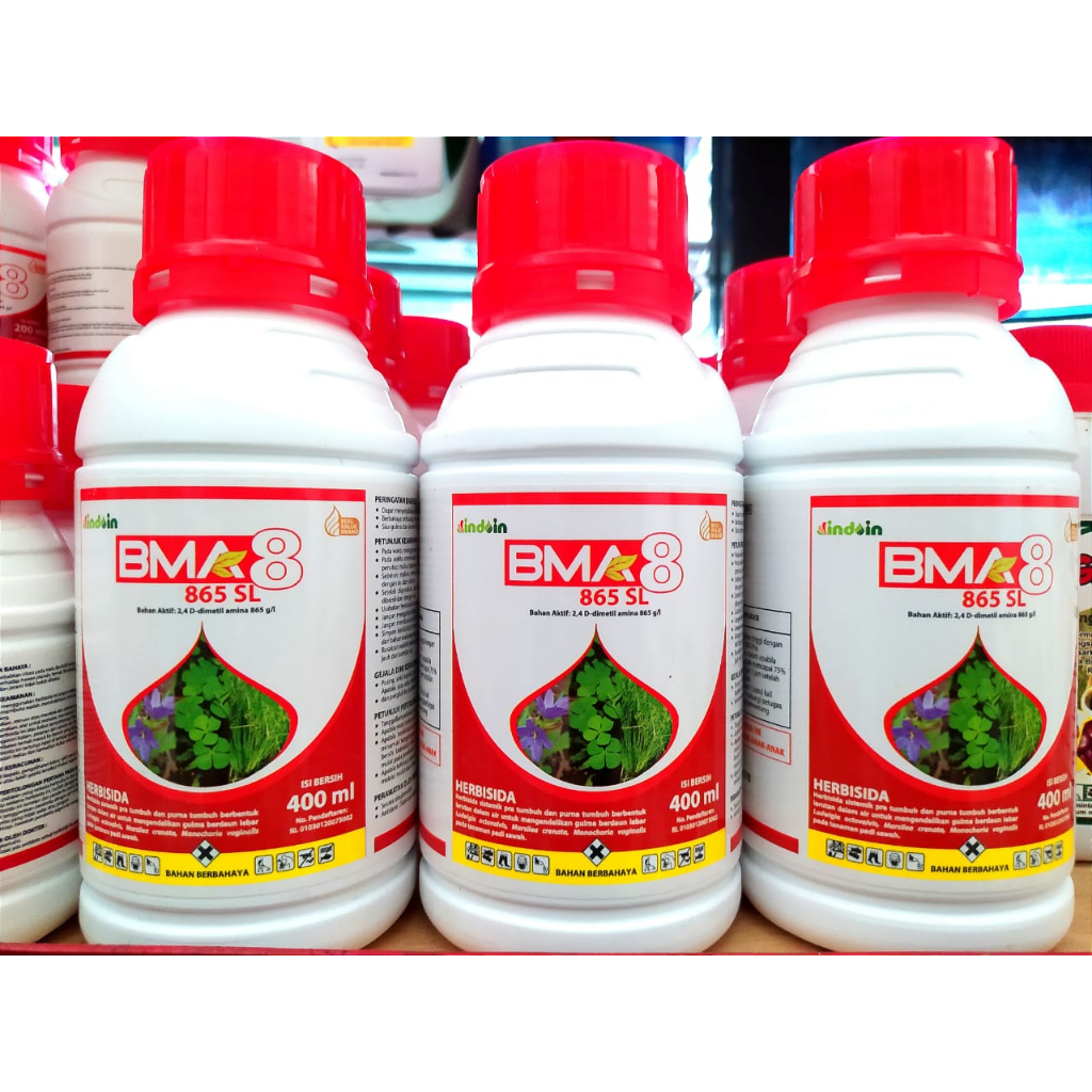 Jual Herbisida Sistemik BMA8 400 ml - Pembasmi Gulma Rumput Padi Teki ...