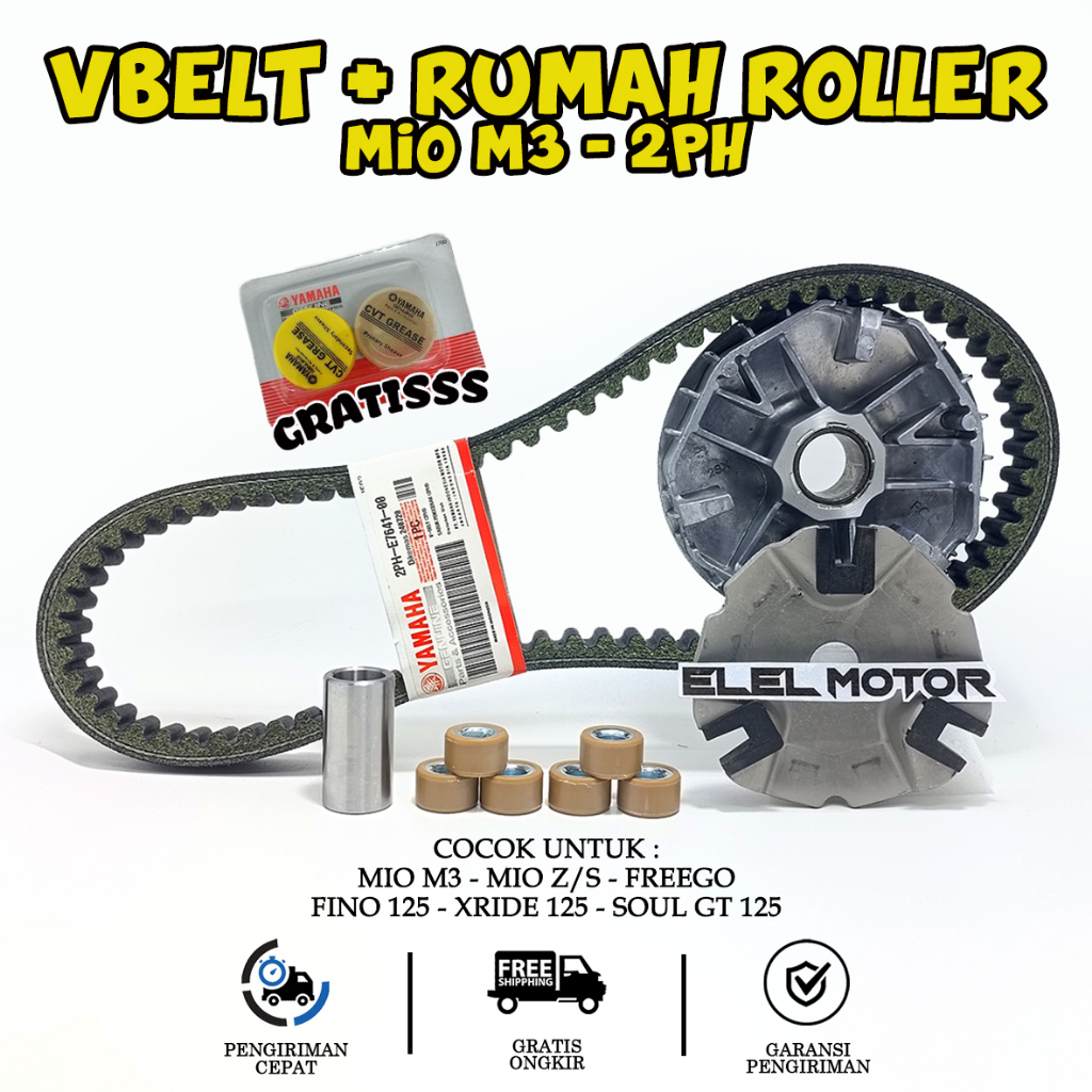 Jual Paket Kirian Cvt Rumah Roller Roler Loler Vanbelt V Belt Mio M Z