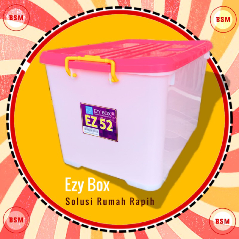 Jual BSM CONTAINER BOX EZY 52 LITER MULTIFUNGSI | Shopee Indonesia