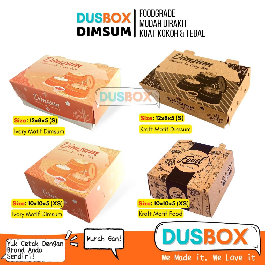 Jual Box Dimsum / Wadah Dimsum / Dus Takoyaki / Box Takoyaki / Kemasan ...