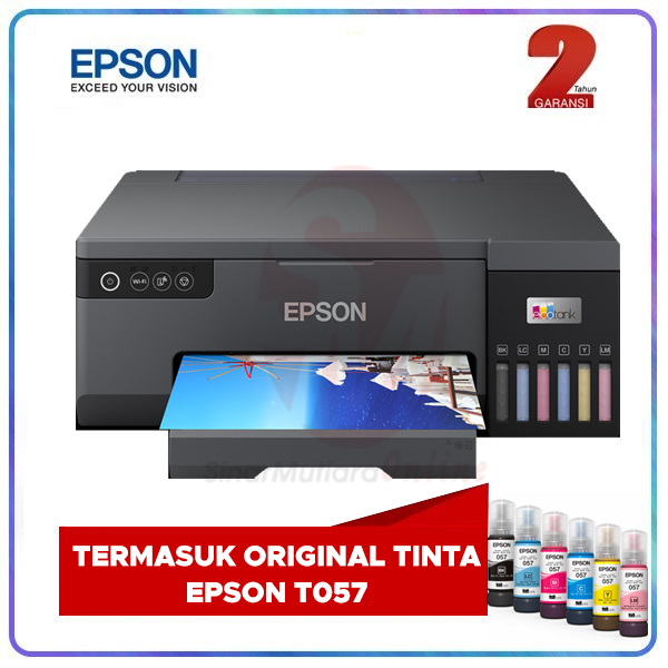 Jual Printer Epson L8050 Wireless A4 photo printing, PVC ID card, CD ...