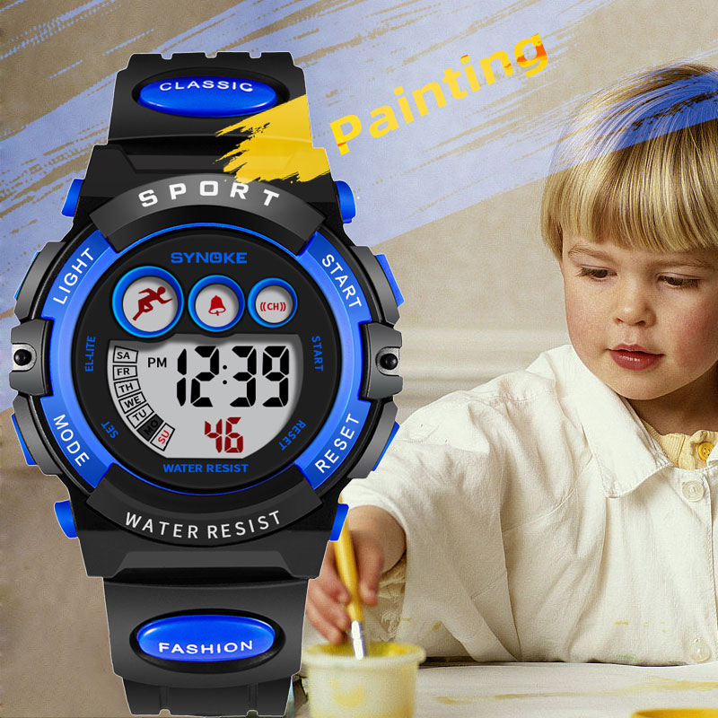 Jual Jam Tangan Anak Digital Jam Tangan Anak Laki-laki Paparan Cahaya