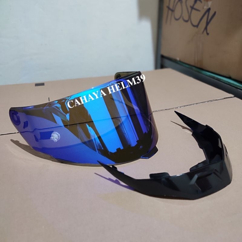 Jual Kyt Tt Course Flat Visor Kaca Tt Course Flat Iradium Spoiler D