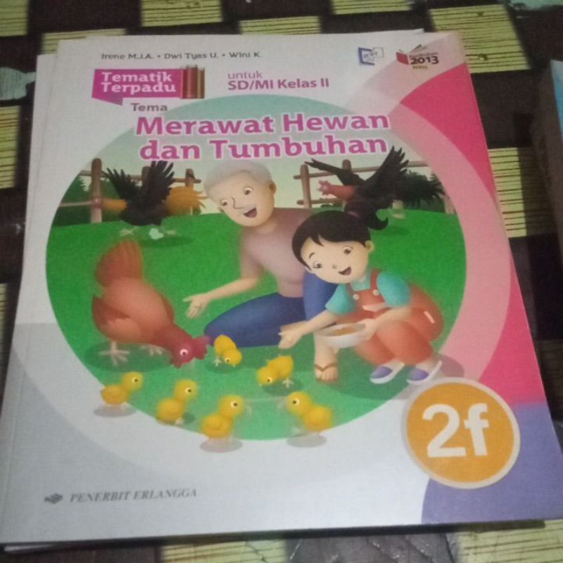 Jual Tematik Terpadu Kelas 2a 2b 2c 2d 2e 2f 2g 2h Sd Kelas 2 Shopee