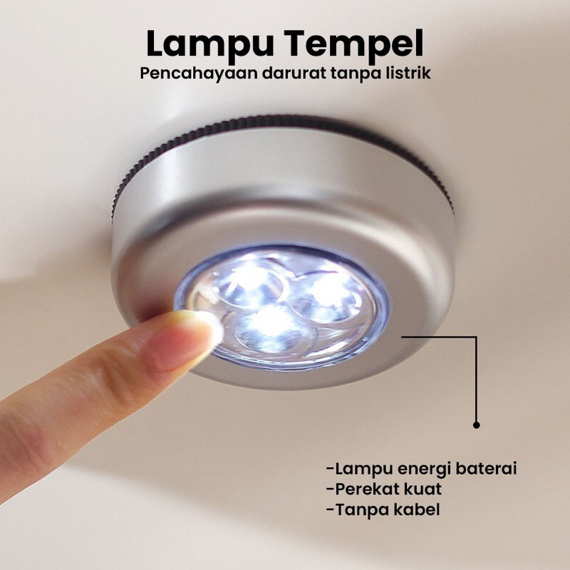 Jual Stik N Klik Lampu Emergency Tempel LED Stick and Click Touch Lamp ...