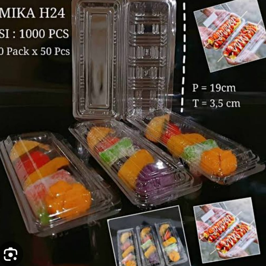 Jual Mika Sosis BESAR, Mika roti Hotdog Isi 50PCS Warna Bening | Shopee ...