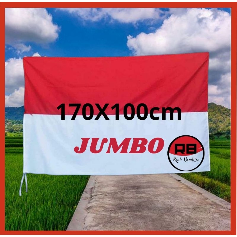 Jual BENDERA MERAH PUTIH UKURAN JUMBO | Shopee Indonesia