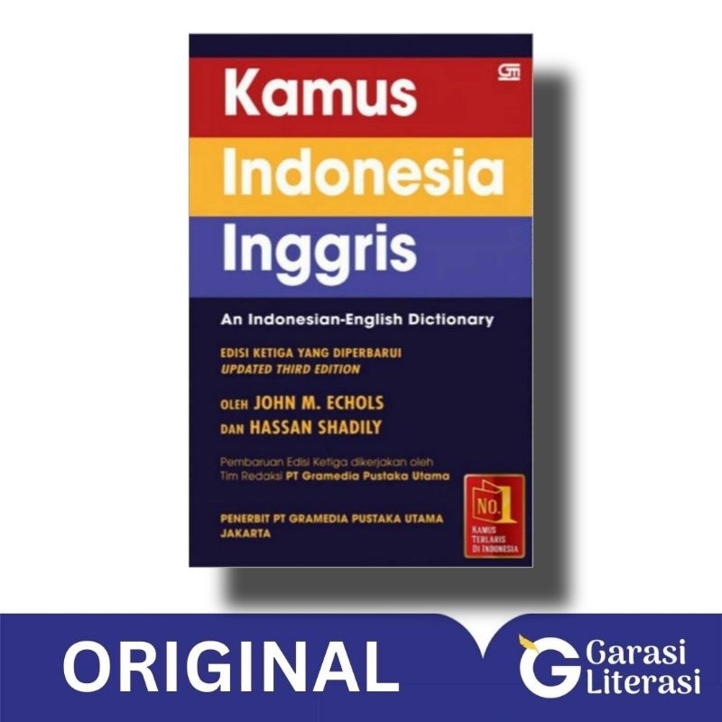 Jual Kamus Indonesia-Inggris By John Echols Soft Cover (ORIGINAL ...