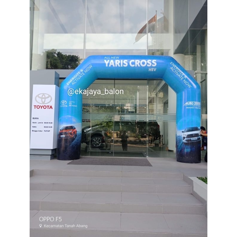 Jual Balon Gate 3x4 Meter|BAHAN PVC+BLOWER | Shopee Indonesia
