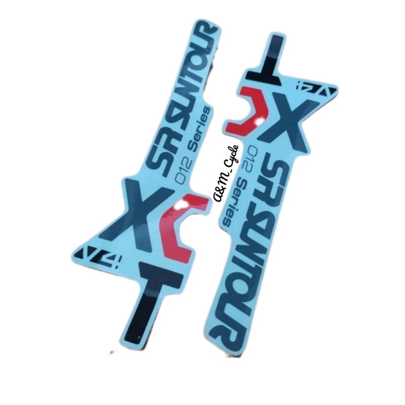 Jual Sticker fork atau shock sepeda SR suntour XCM XCT XCR decal stiker ...