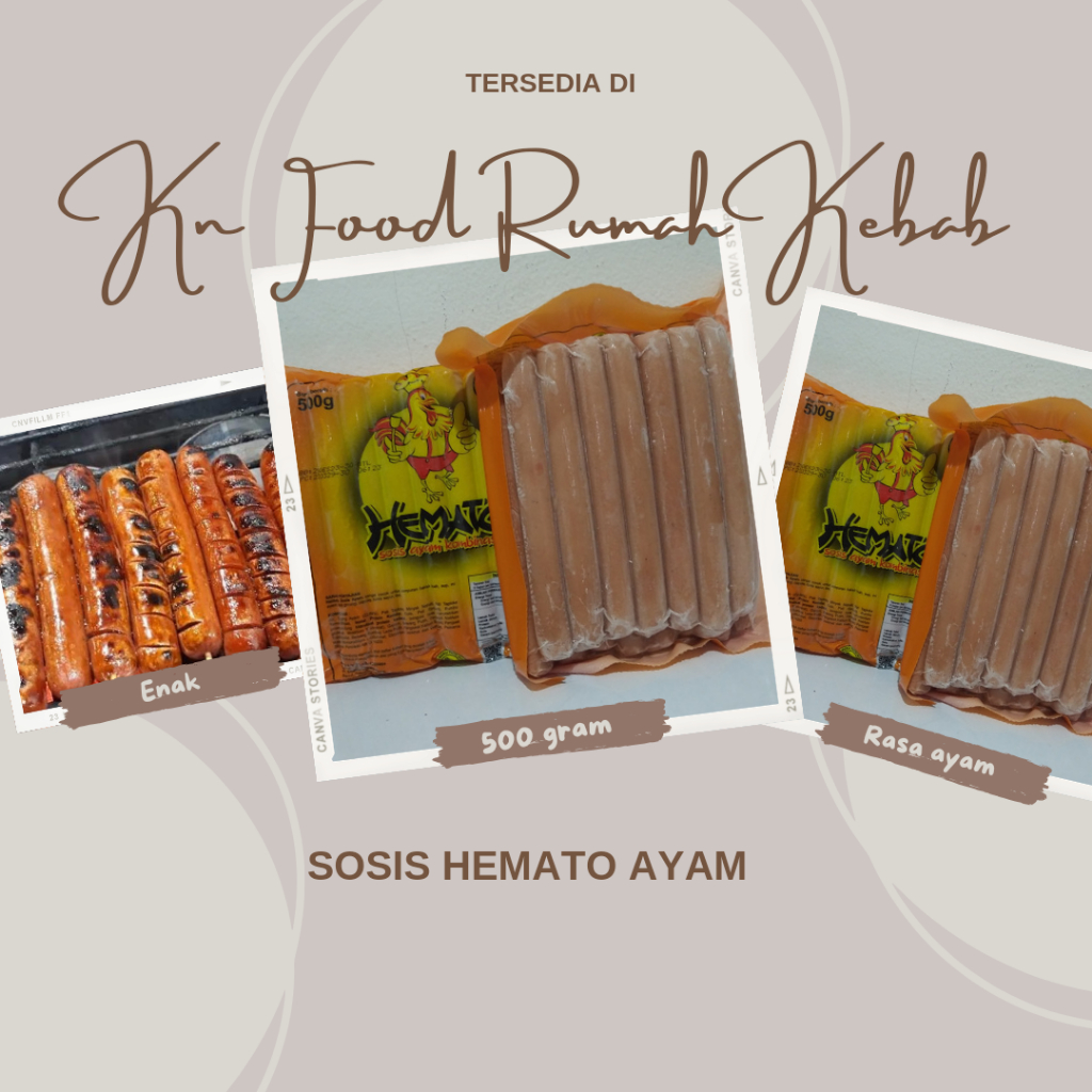 Jual Sosis Ayam Hemato Gr Isi Pcs Sosis Ayam Hemato Gojek