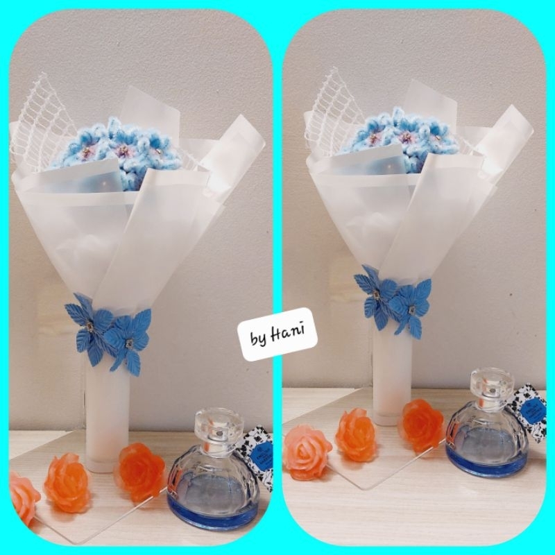 Jual Bouquet homemade flower (Buket bunga buatan) | Shopee Indonesia