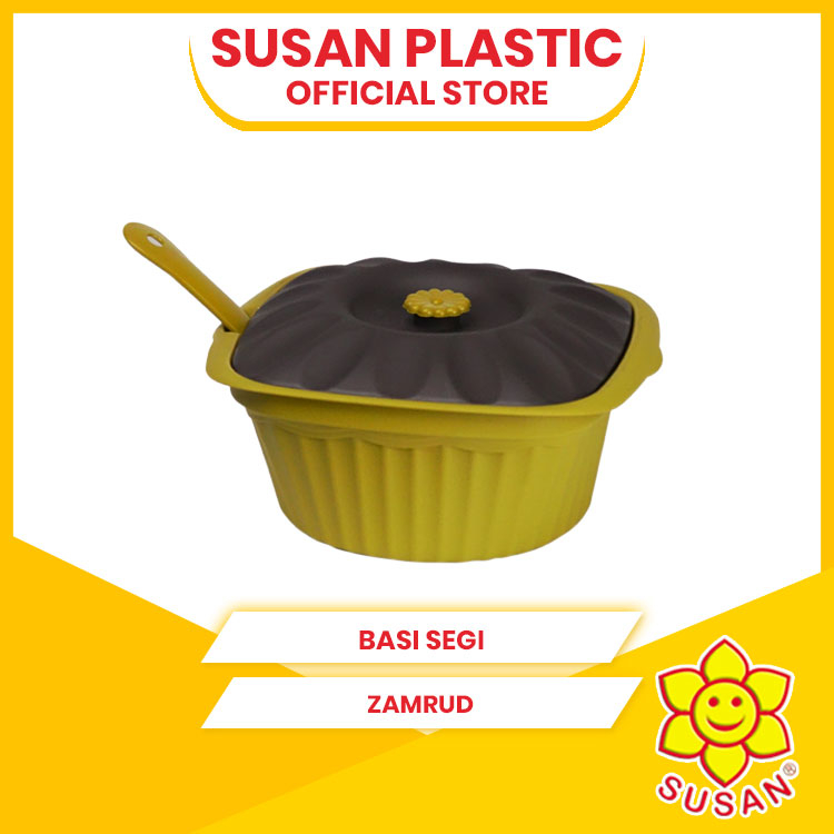 Jual SUSAN - Basi Segi Zamrud - Basi Sayur - Wadah Lauk Pauk - Basi ...