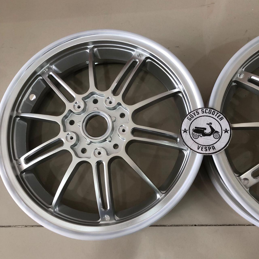 Jual Velg Drag Ring 12 Silver Vespa GTS GT Series GTV 150 300 | Shopee ...
