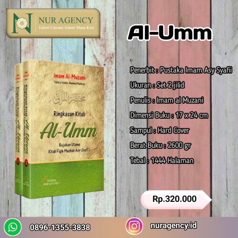 Jual Ringkasan Kitab Al Umm Satu Set 2 Jilid Shopee Indonesia