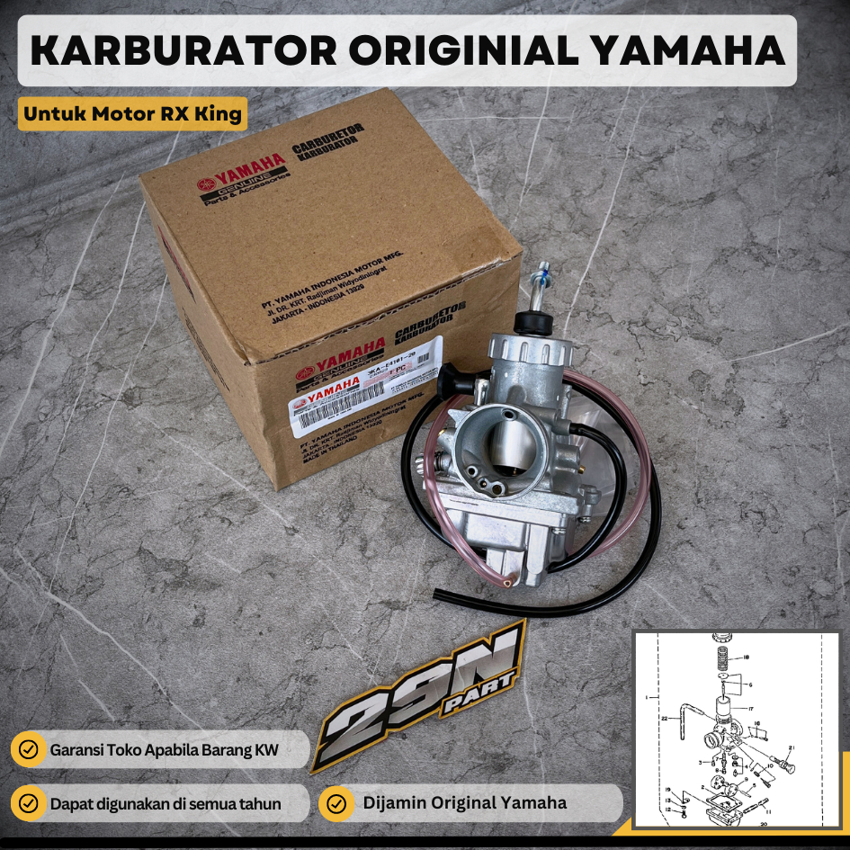 Jual KARBURATOR CARBURATOR KARBU RX KING RXKING RXKING ORIGINAL
