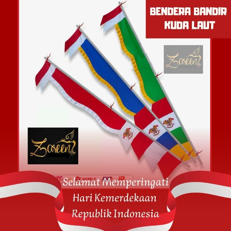 Jual BENDERA UMBUL-UMBUL KUDA LAUT +- 3 Meter | Shopee Indonesia