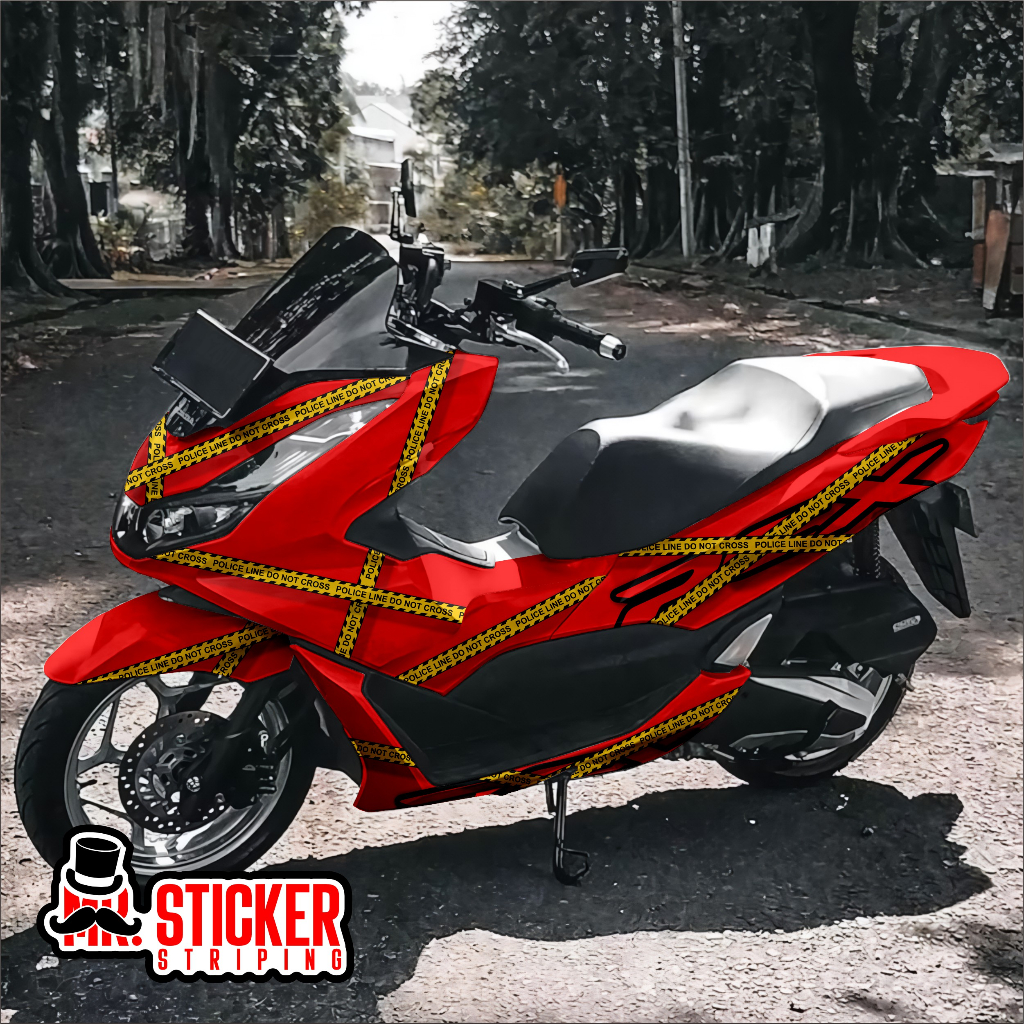 Jual decal honda pcx 150 pcx 160 full body custom sticker free design ...