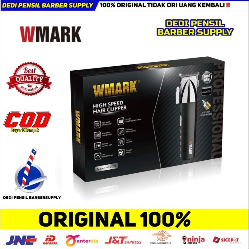 Jual Wmark Ng Rpm Fade Hair Clipper Original Alat Cukur