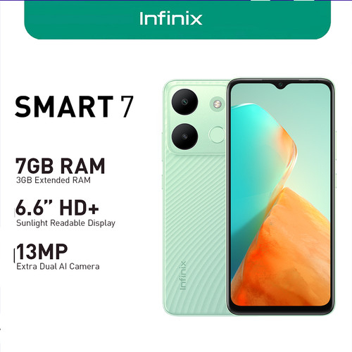 Jual Infinix Smart 7 New 464 Garansi Resmi Shopee Indonesia