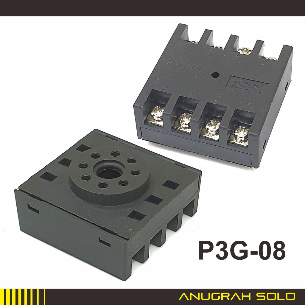 Jual P3G-08 Soket Timer 8 Pin Socket 8Pin Bulat 8P | Shopee Indonesia