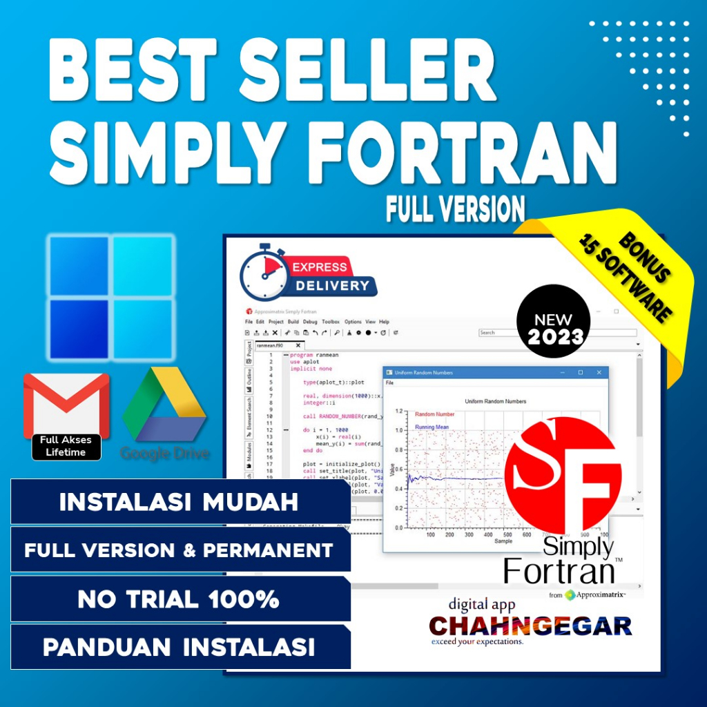 Jual Approximatrix Simply Fortran 2025 Full Lisensi Lifetime Software ...