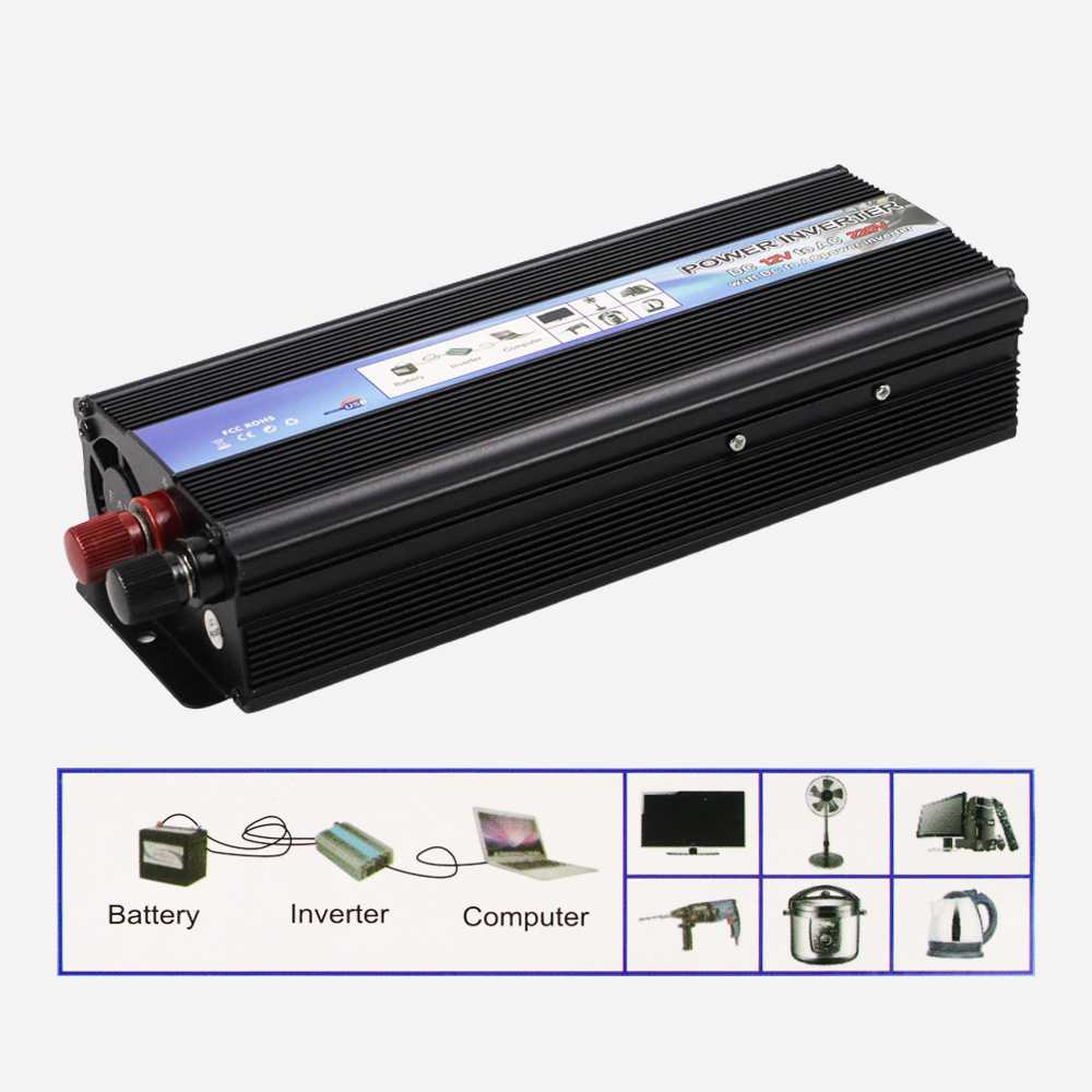 Jual Power Inverter DC 12V to AC 220V 2000W Alat Perubah Arus DC Pada ...