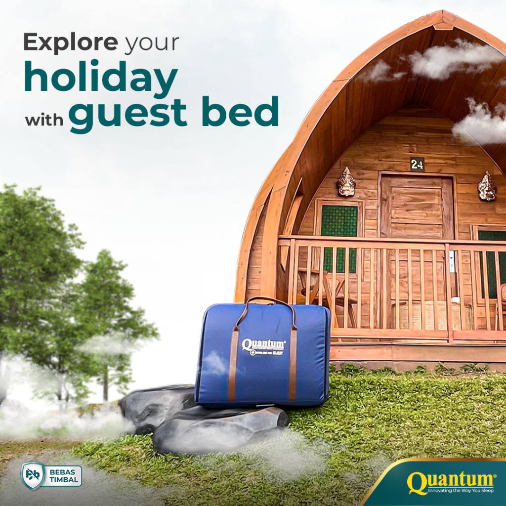 Jual Quantum Guest Bed 80 x 200 cm Kasur Tamu / Travel / Lipat