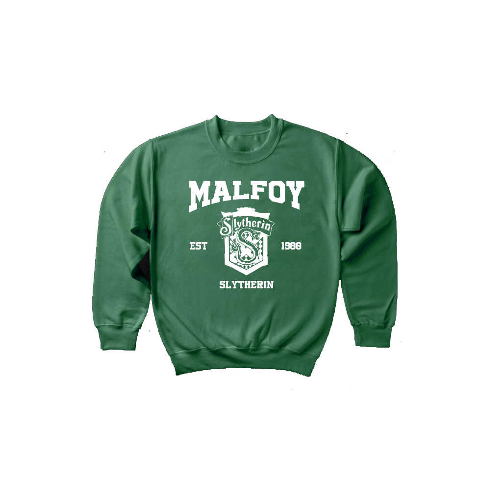 Slytherin Sweatshirt maniacal Crewneck