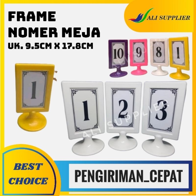 Jual BINGKAI FOTO / NOMER MEJA / NOMOR MEJA / FRAME / TABLE FRAME ...