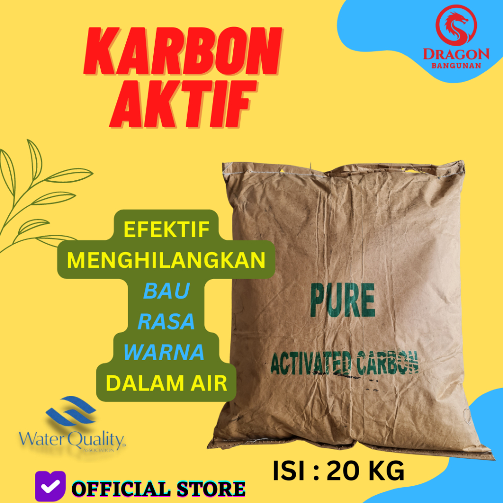 Jual Karbon Aktif Pure Media Filter Air Activated Carbon Filter Air