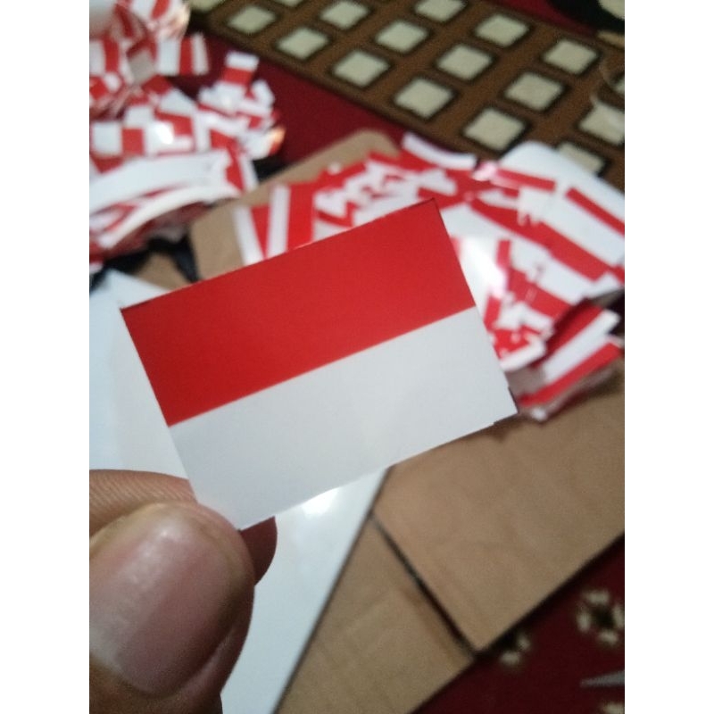 Jual Bendera Pipi Stiker Merah Putih Kemerdekaan Hut Ri Indonesia Raya Shopee Indonesia 2297