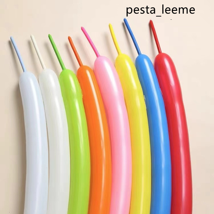 1pcs Balon twist / balon cacing warna balon balon ulang tahun dekorasi ulang tahun